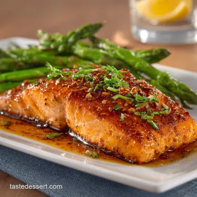 5Minute Prep Foolproof Baked Salmon Recipe 400&ordm;F for Moist Fish Recipe Card