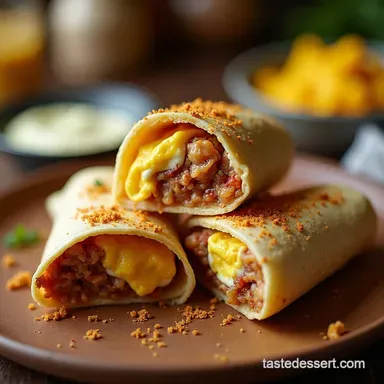 The No More Soggy Mornings Freezer Breakfast Burritos Recipe Recipe Card