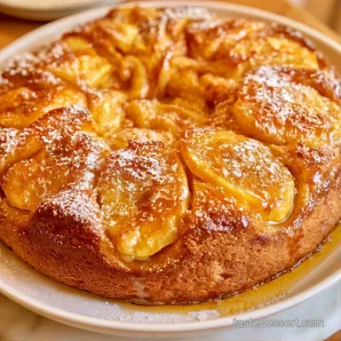 French Apple Cake Recipe Card