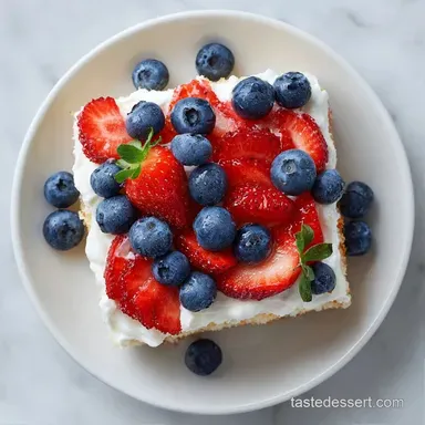 Fresh Berry Patriotic Cake in 1 Hour Recipe Card