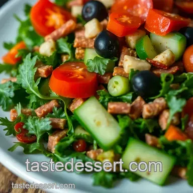 Fresh & Zesty Salad Mix in a Bag: My Go-To Antipasto Medley Recipe Recipe Card
