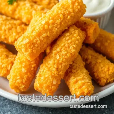 Ultimate Fried Mozzarella Cheese Sticks - Crispy Treats for Everyone! Recipe Card