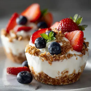 Frozen Yogurt Granola Cups: Tangy & Shatter Crisp Recipe Card