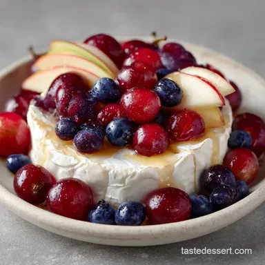 Fruit Cheese Dessert Board in 15 Minutes Recipe Card
