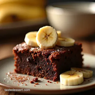 Ultimate Fudgy Banana Brownie Bliss Recipe Naturally Sweet Recipe Card