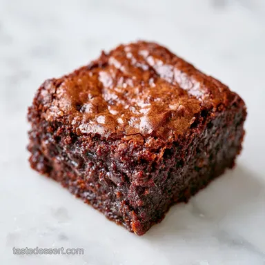 Fudgy Brownies in 50 Minutes Recipe Card