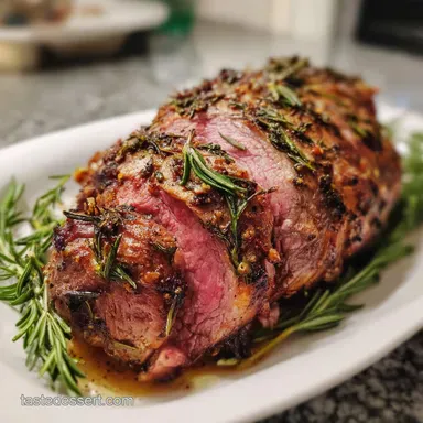 Roasted Boneless Leg of Lamb: Perfect Medium-Rare Roast