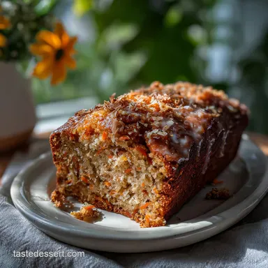 Glazed Carrot Coconut Bread: The Ultimate Moist Loaf