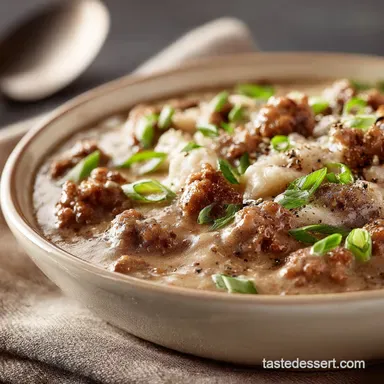 Gluten Free Country Sausage Gravy Rich Velvety and Ready in 25 Minutes Recipe Card