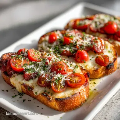 Gluten Free Pizza Garlic Bread for 4 Servings Recipe Card