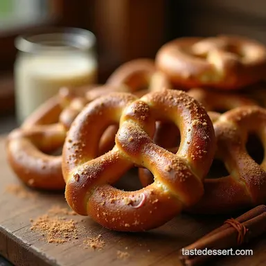 Golden Brown Bliss My Homemade Cinnamon Sugar Pretzels Recipe Card