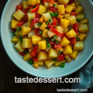 Golden Potatoes O' Brien presentation
