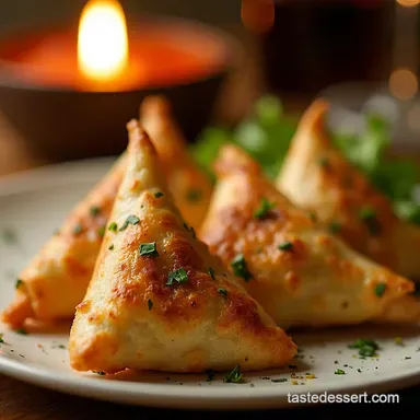 Secret Supper Society Greek Fire Grilled Fillo Triangles Recipe Card