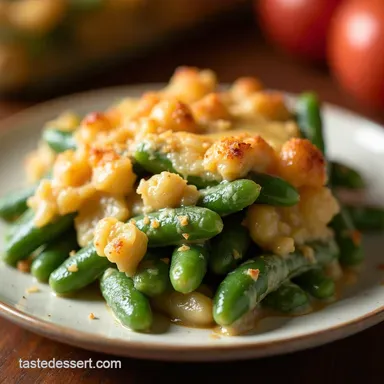 Green Bean Casserole No Mushroom My Familys Upgrade Recipe Card