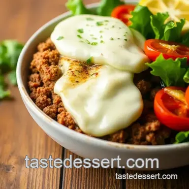 How to Make a Grill Beef Burger Bowl - Quick & Healthy Delight! Recipe Card