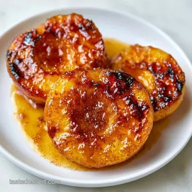 Grilled Brown Sugar Peaches: 13 Minutes Recipe Card