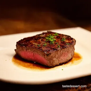Grilled Filet Mignon Steakhouse Perfection at Home Recipe Card
