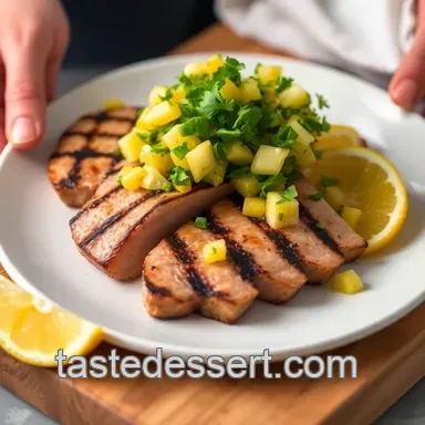 Grilled Southern Bluefin Tuna FIP with Zesty Citrus Salsa – A Summer Favorite Recipe Card