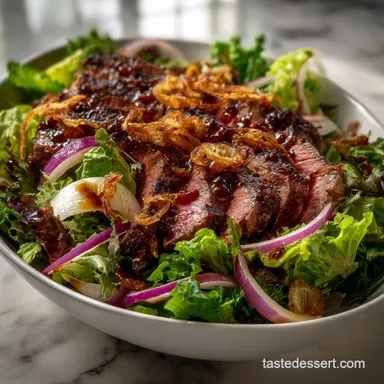 Grilled Steak Salad: Balsamic Vinaigrette Steak Salad