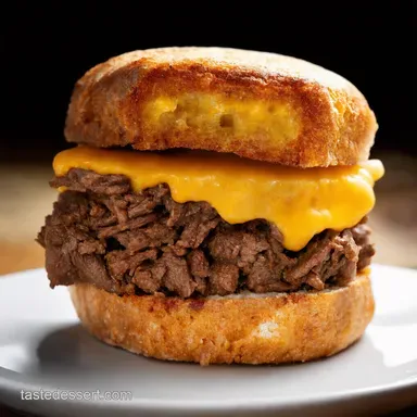 Ground Philly Cheesesteak Grilled Cheese Yo Adrians Lunch