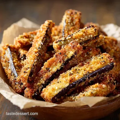 Healthy Eggplant Fries: Ultra-Crispy Baked Recipe (Not Soggy!)