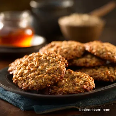 Healthy Oatmeal Cookies: Chewy, Low Sugar Recipe with Maple Syrup Recipe Card
