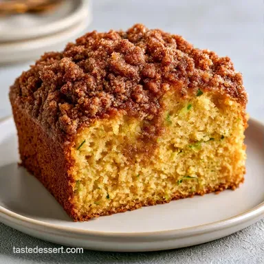 Healthy Zucchini Coffee Cake for 12 Recipe Card