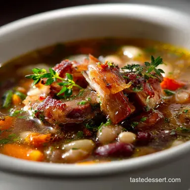 15 Bean Soup: Ultimate Hearty Recipe with Smoked Ham Hocks Recipe Card