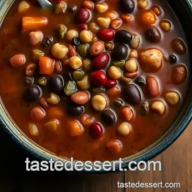 Hearty 7 Bean Soup: A Deliciously Wholesome Hug in a Bowl Recipe Card