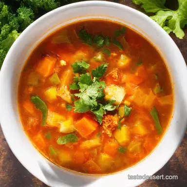 Hearty vegetable soup Recipe Garden Goodness in Every Bowl