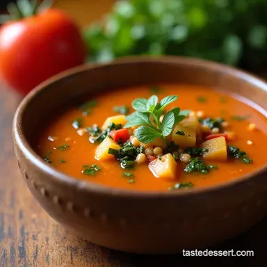 Easy Sopa de Verduras Recipe Garden Vegetable Sunshine Recipe Card