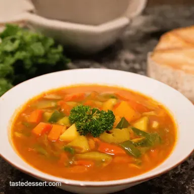 Hearty Veggie Soup The Best Vegetable Soup is hearty and Recipe Card