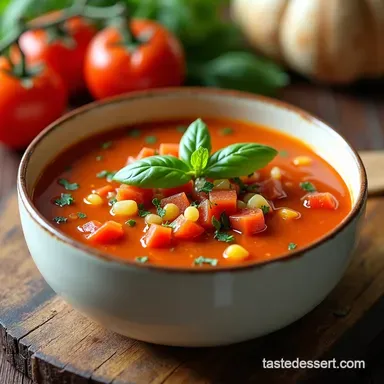Tomato Vegetable Soup Recipe Best Hearty Garden Bowl
