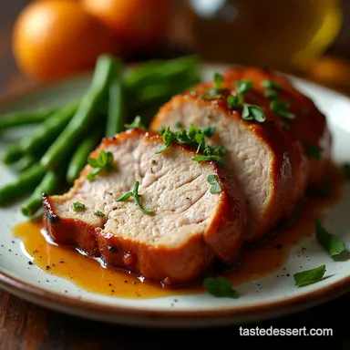 The Weeknight Wonder Juicy Herb Crusted Roasted Pork Tenderloin Recipe Card