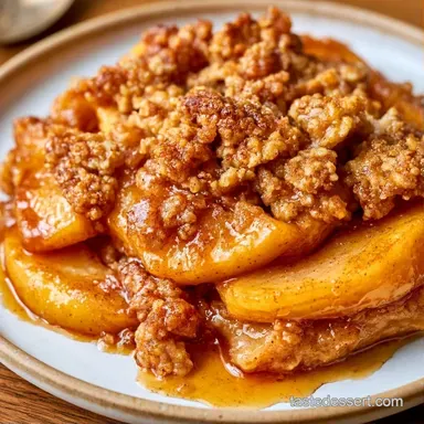 Apple Pear Cobbler with Maple Syrup Recipe Card