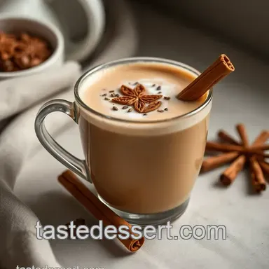 Homemade Chai Latte à la Starbucks: Your Cozy Cup of Spice Recipe Card