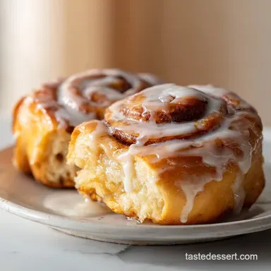 Cinnamon Rolls Homemade: Soft & Tangy Recipe Card