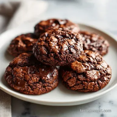 Cosmic Brownie Cookies in 25 Minutes with Fudgy Ganache Recipe Card