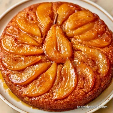 Italian Pear Cake with Almond Flour Recipe Card