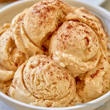 Pear Ice Cream Recipe for 6 Servings Recipe Card
