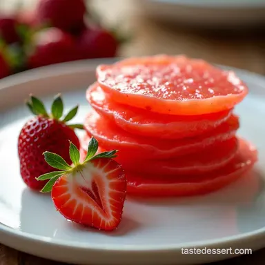 Strawberry fruit leather Easy Homemade Sunshine