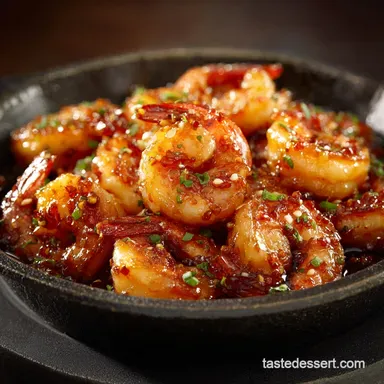 Honey Garlic Shrimp Sticky Sweet Speedy 20Minute Recipe Recipe Card