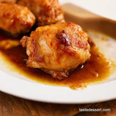 Sticky Honey Mustard Chicken Thighs - My Weeknight Winner! Recipe Card