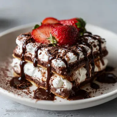 Hot Chocolate Lasagna: No-Bake Dessert for a Crowd Recipe Card