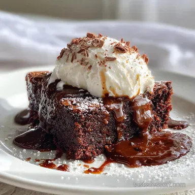 Ina Garten Chocolate Brownie Pudding Recipe - Oven-Only