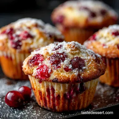 Ina Garten Cranberry Muffins: Ultra-Moist Sour Cream Orange Recipe Recipe Card
