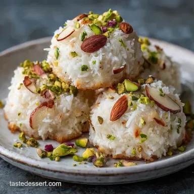 Coconut Ladoo in 15 Minutes Recipe Card