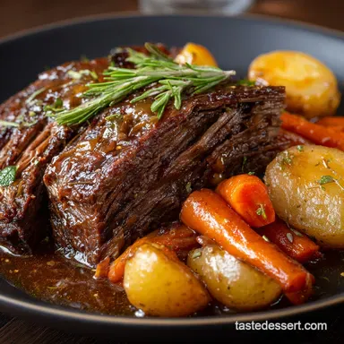 ForkTender Instant Pot Pot Roast Sunday Dinner in Under 2 Hours Recipe Card