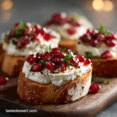 Italian Christmas Appetizers: Easy Whipped Ricotta Crostini Recipe Recipe Card