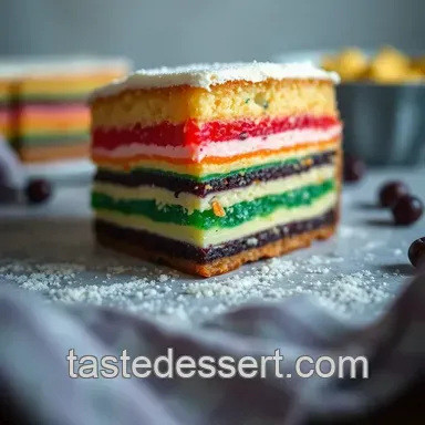 Italian Rainbow Cookies (Seven Layer Heaven!) presentation